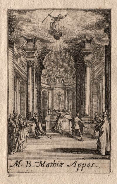 Umučení apoštolů: Sv. Matyáš od Jacques Callot