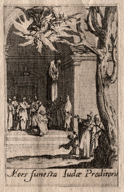 Umučení apoštolů: Jidášova smrt od Jacques Callot