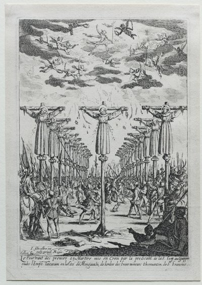 Mučedníci z Japonska od Jacques Callot