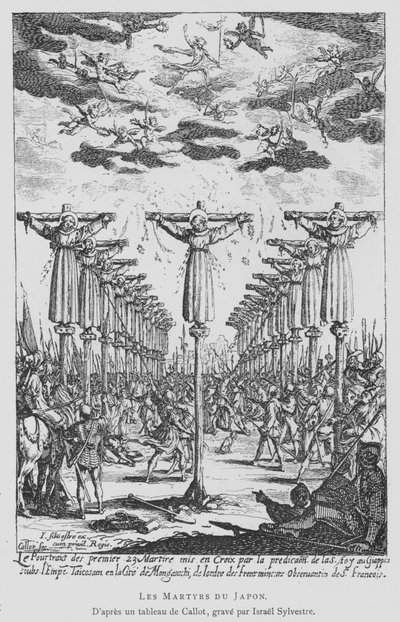 Mučedníci z Japonska od Jacques Callot
