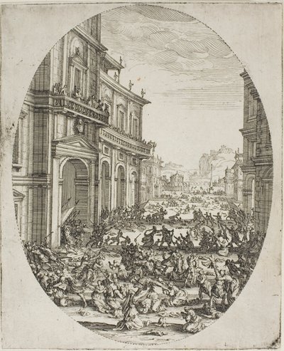 Masakr nevinných (druhá deska) od Jacques Callot