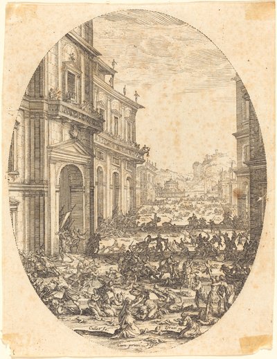 Masakr neviňátek od Jacques Callot