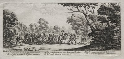 The Miseries of War: Arrest of Malefactors od Jacques Callot