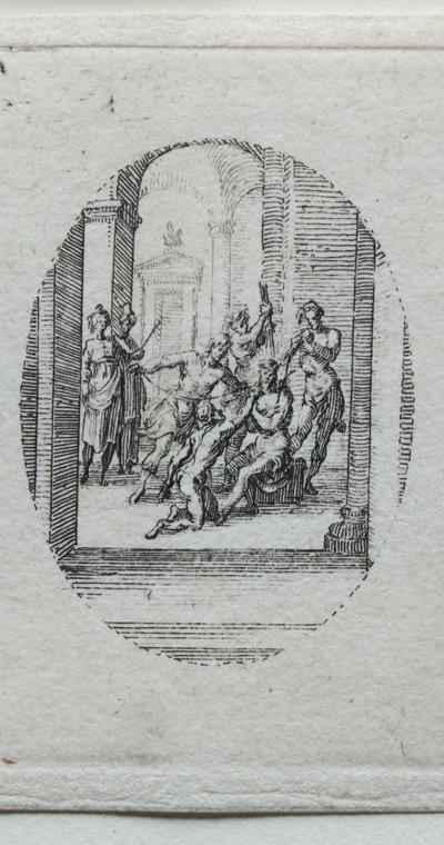 Umučení: Kristus korunovaný trním od Jacques Callot