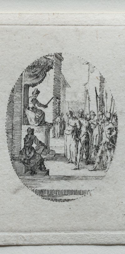 Umučení: Kristus před Pilátem od Jacques Callot