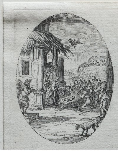 Záhady umučení: Klanění pastýřů od Jacques Callot
