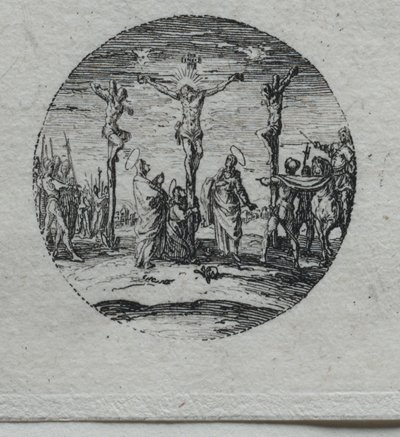 Umučení: Sestup z kříže od Jacques Callot