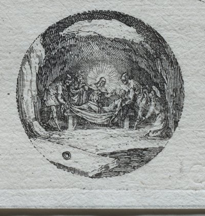 The Mysteries of the Passion: The Entombment. od Jacques Callot