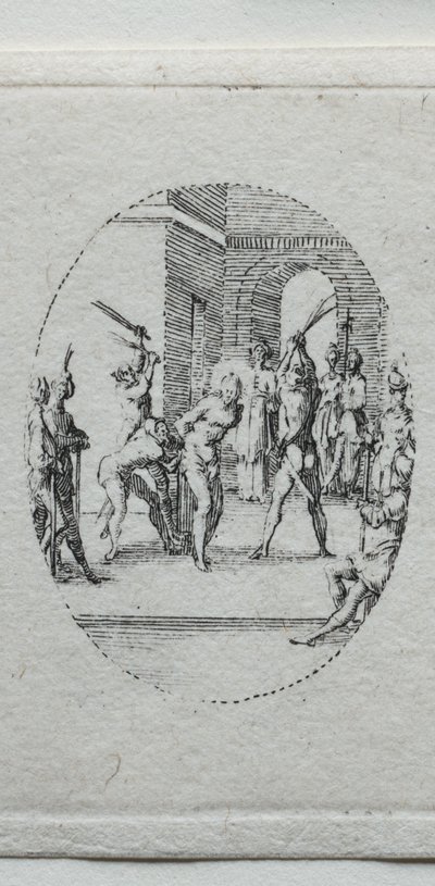 Záhady vášně: Bičování. od Jacques Callot