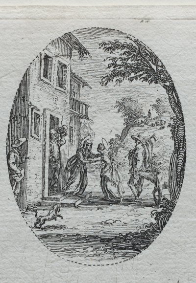 Záhady umučení: Navštívení. od Jacques Callot