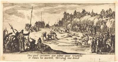 Přibíjení na kříž od Jacques Callot