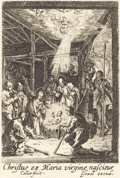 Narození Páně od Jacques Callot