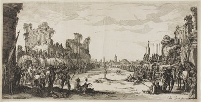 Zkouška šípy (Svatý Šebestián) od Jacques Callot