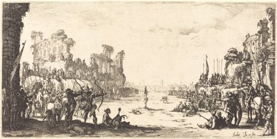 Ordeal od Arrowse Saint Sebastian, c. 16321633. od Jacques Callot