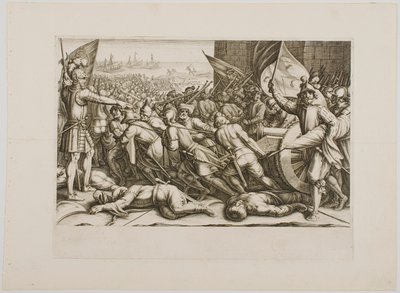 Opětovné nalodění vojska, ze série „Život Ferdinanda de Medici“ od Jacques Callot