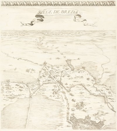 Obležení Bredy [deska 2 ze 6] od Jacques Callot