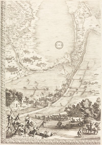 Obležení Bredy [deska 4 ze 6], 16271628. od Jacques Callot