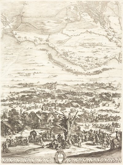 Obléhání Bredy [deska 5 ze 6] od Jacques Callot