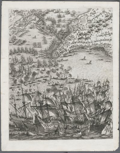 Obležení La Rochelle: Deska 11 od Jacques Callot