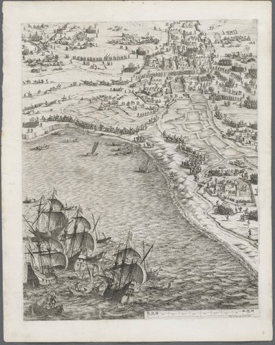 Obležení La Rochelle: Deska 12 od Jacques Callot