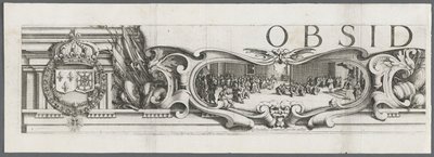 Obléhání La Rochelle: deska 1 od Jacques Callot