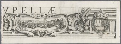 Obléhání La Rochelle: Deska 3, 1628-1630. od Jacques Callot