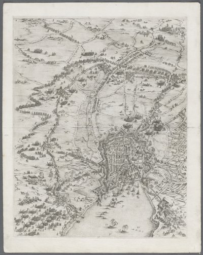Obléhání La Rochelle: Tabulka 6 od Jacques Callot