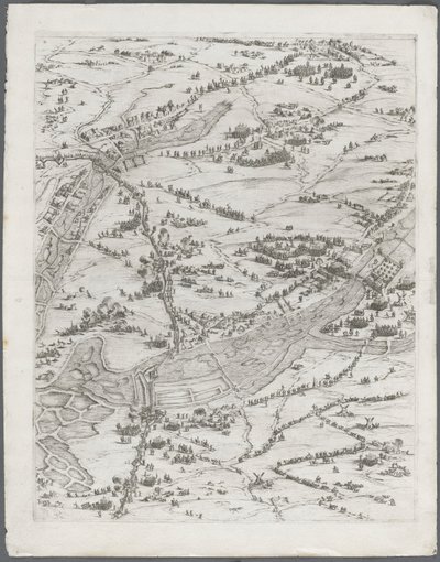 Obléhání La Rochelle: Deska 7, 1628-1630. od Jacques Callot