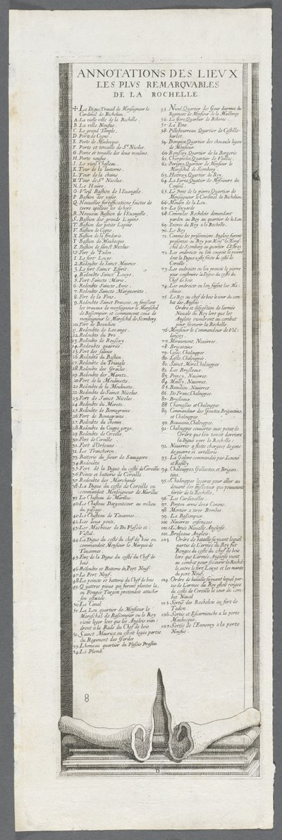 Obléhání La Rochelle: Tabulka 9 od Jacques Callot