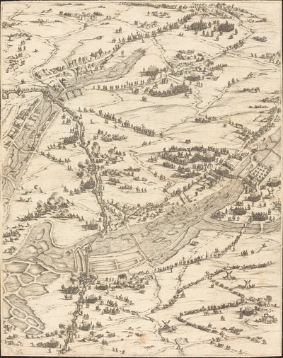 Obležení La Rochelle [deska 7 z 16; sada obsahuje 1952.8.97-112] od Jacques Callot