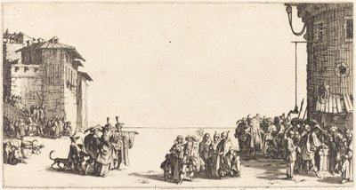 Trh s otroky od Jacques Callot