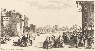 Trh s otroky od Jacques Callot