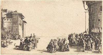 Trh s otroky od Jacques Callot
