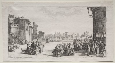 Trh s otroky od Jacques Callot