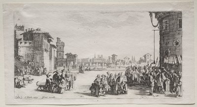 Trh s otroky, 1629. od Jacques Callot