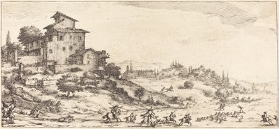 Lov na jelena od Jacques Callot