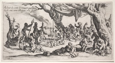 The Bohemians: Místo zastavení: Svátek Čechů od Jacques Callot