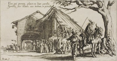 Místo zastavení, z filmu Bohémové od Jacques Callot