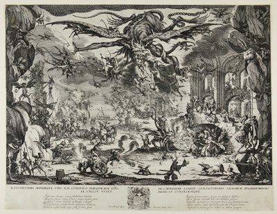 Pokušení svatého Antonína od Jacques Callot