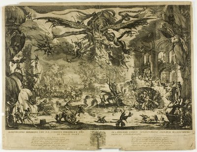Pokušení svatého Antonína od Jacques Callot