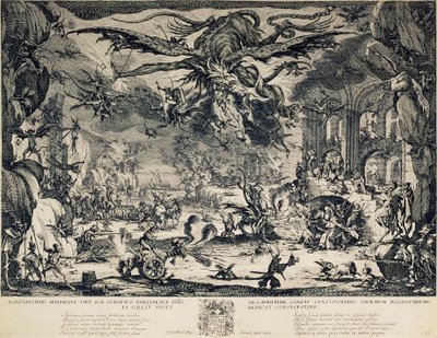 Pokušení svatého Antonína, 1635. od Jacques Callot