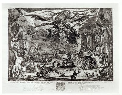 Pokušení svatého Antonína, 17. století od Jacques Callot