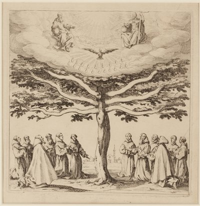 Strom svatého Františka, kolem roku 1619 (lept) od Jacques Callot