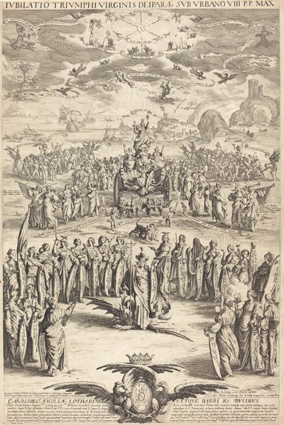 Triumf Panny od Jacques Callot