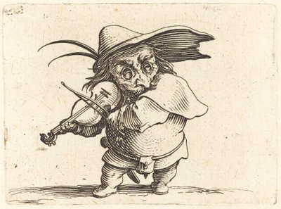 Hráč na housle od Jacques Callot