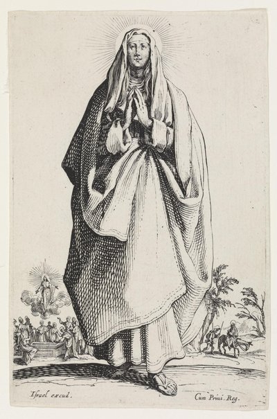 Panna Maria od Jacques Callot