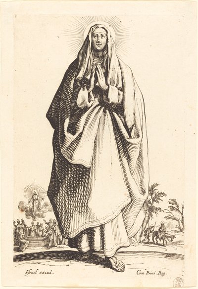 Panna, publikoval 1631. od Jacques Callot