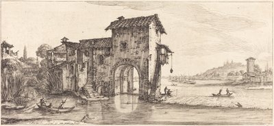 Vodní mlýn od Jacques Callot