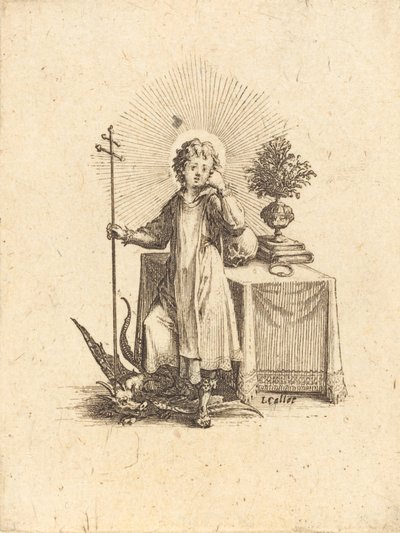 Mladý Ježíš. od Jacques Callot