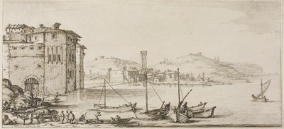The Zany One nebo Scapin ze Tří italských komiků od Jacques Callot
